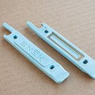 snek cycling lifeboat tire lever and valve core remover detail in baby blue