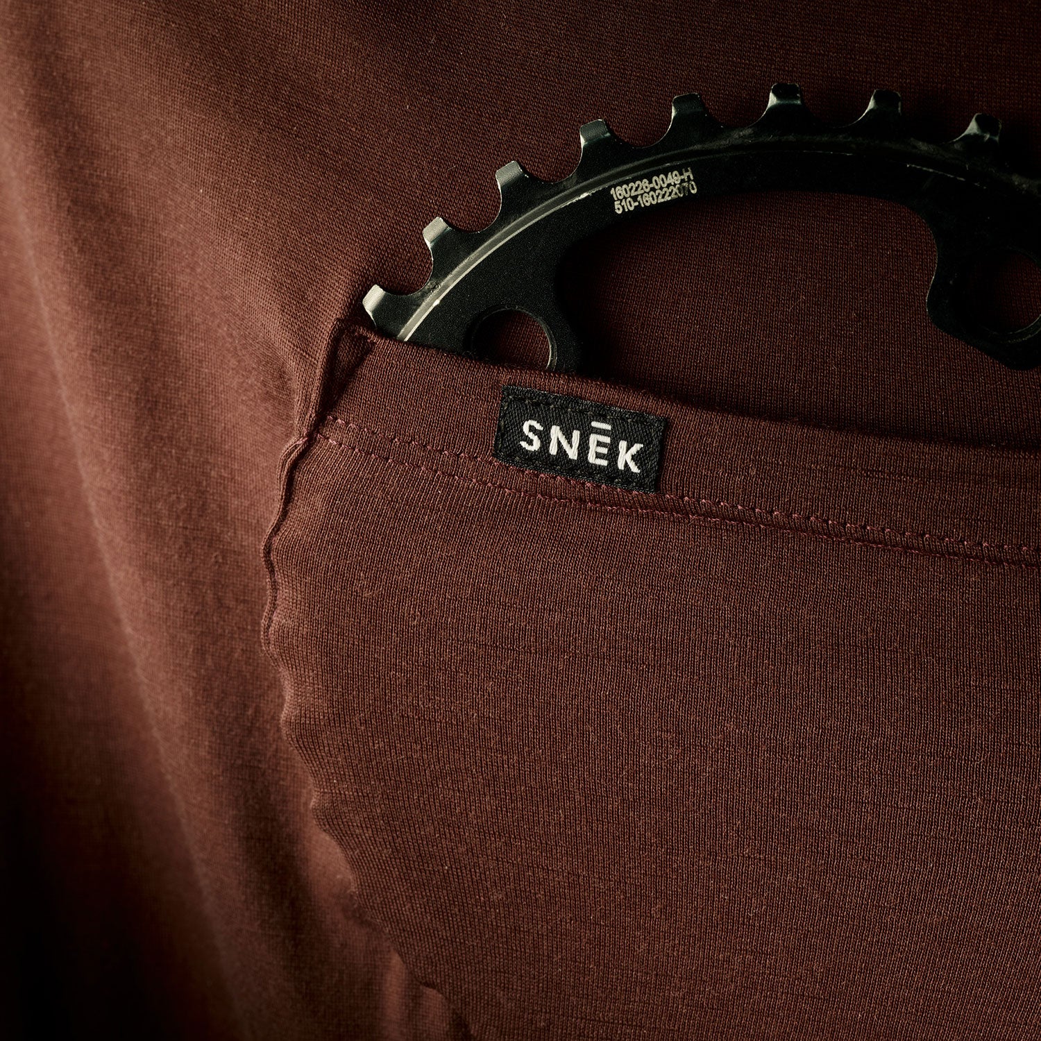 built to last merino tee shirt cycling chainring