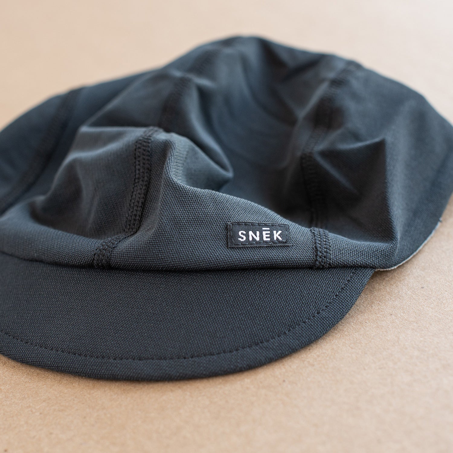 snek cycling charcoal summer cap
