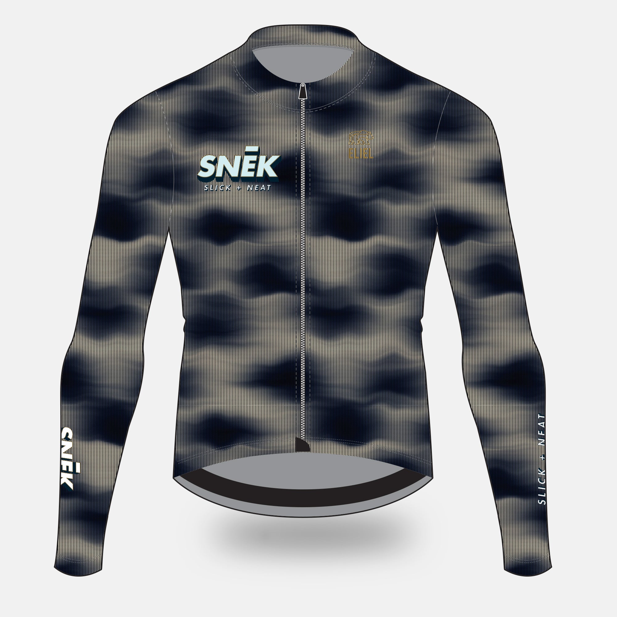 Men's Slick Neat Sun Protection Long Sleeve Jersey - Snēk Cycling