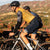 snek cycling men's bibshort in riding position side view