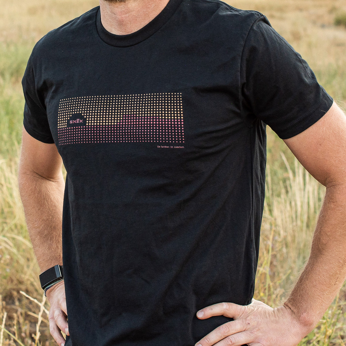 Desert mountain biking tee shirt