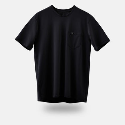 snek cycling black tee and jersey product shot