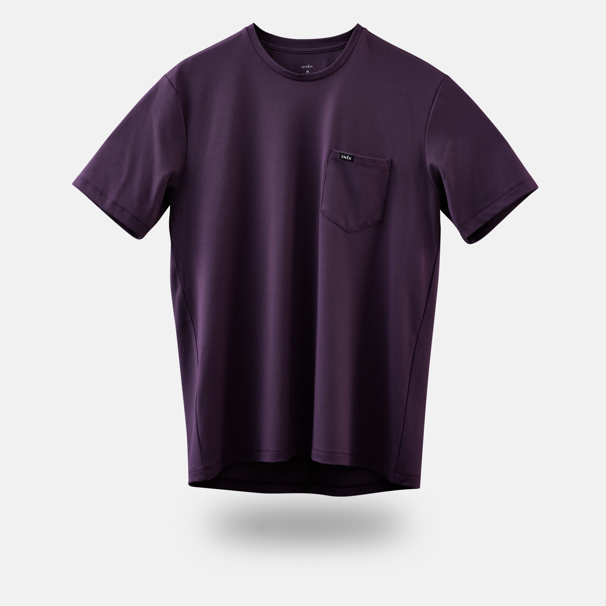 snek cycling purple dry creek pocket tee and jersey product shot for mountain biking and gravel riding