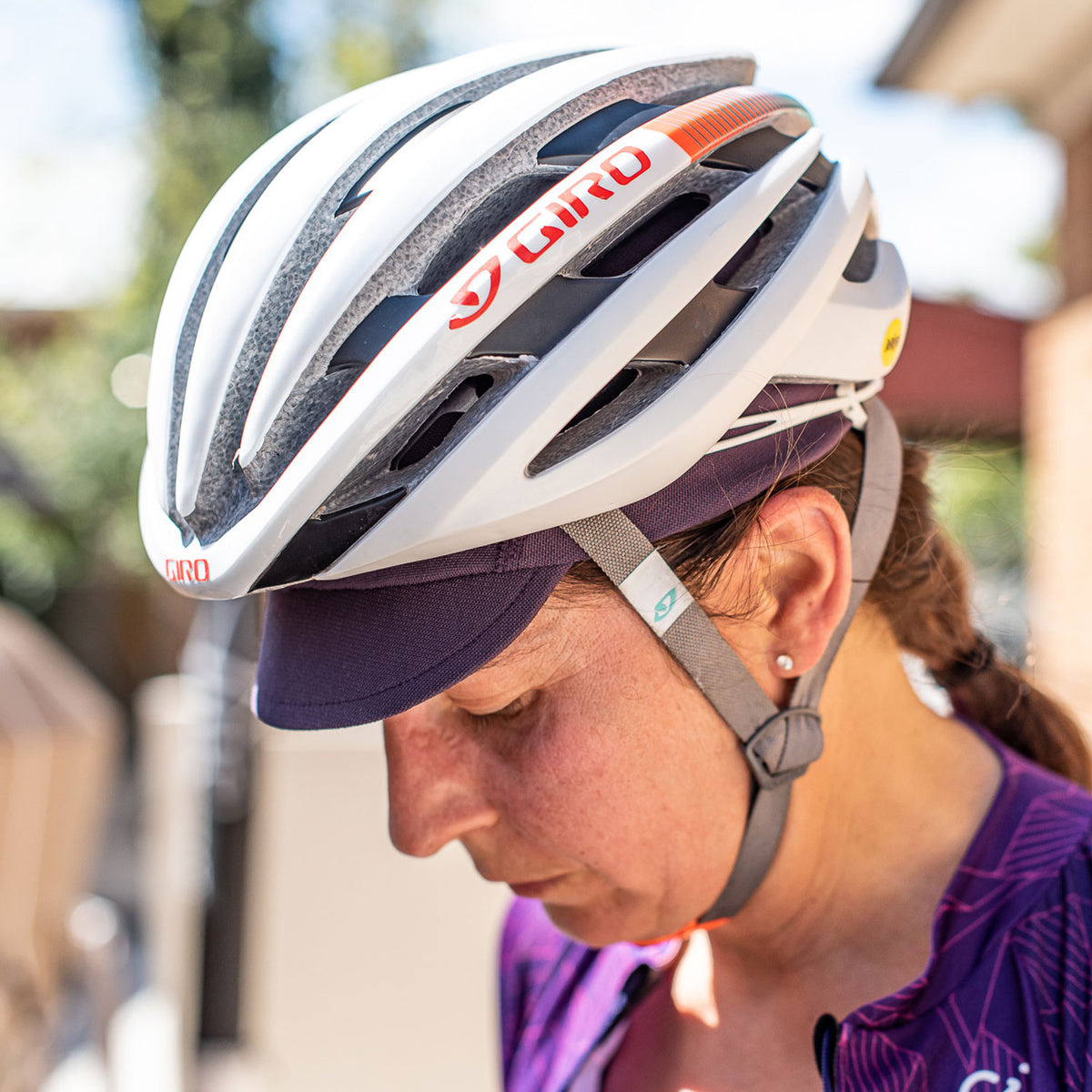 snek cycling women summer cap that fits under helmet