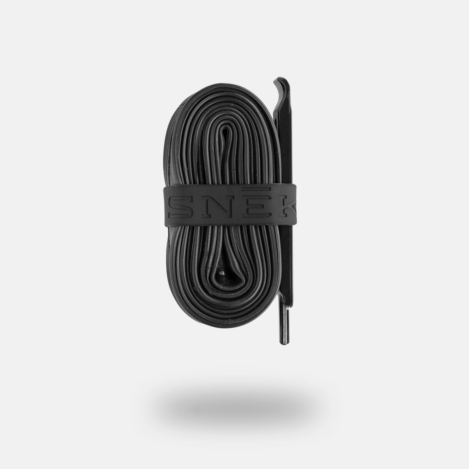 silicone band to keep cycling tube, tire lever, and tools together studio photo